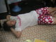 moomin lying on da floor
